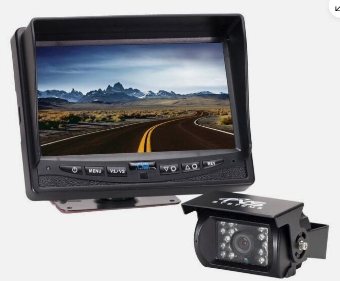 Rear View Safety 7″ LCD Rear View Safety Color Camera System with Audio - Black