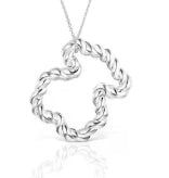 Twisted Necklace with XL bear motif