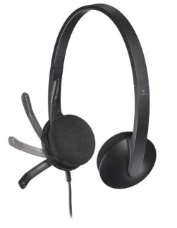 Logitech H340 USB Wired Headset - Black