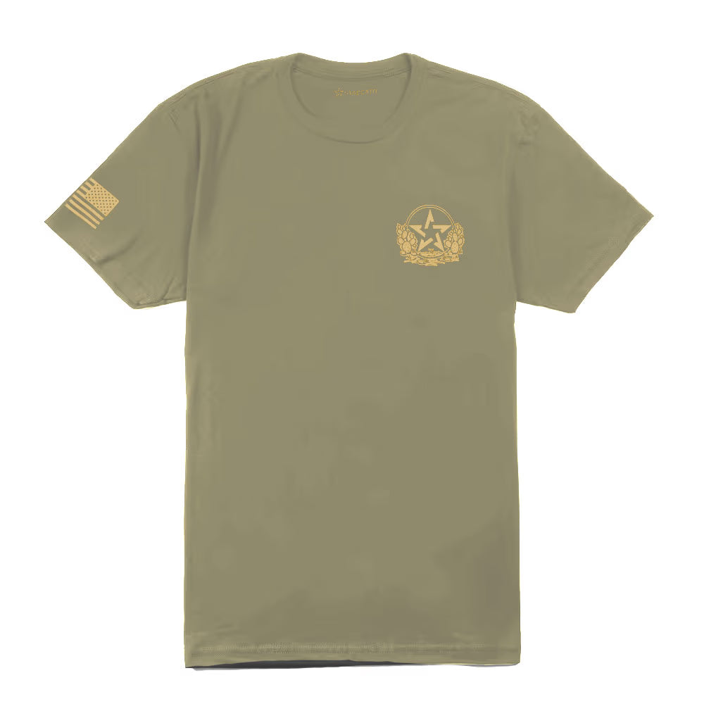 Staccato Cactus Badge Tee 3.0 - Military Green - Size: XL