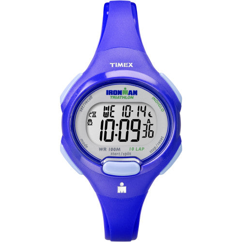 Timex Womens Ironman Blue 10 Lap Sport Watch