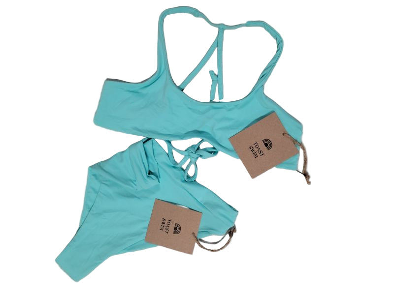 TOAST SWIM 2 Piece Bikini Set, in Island Paradise, Size S