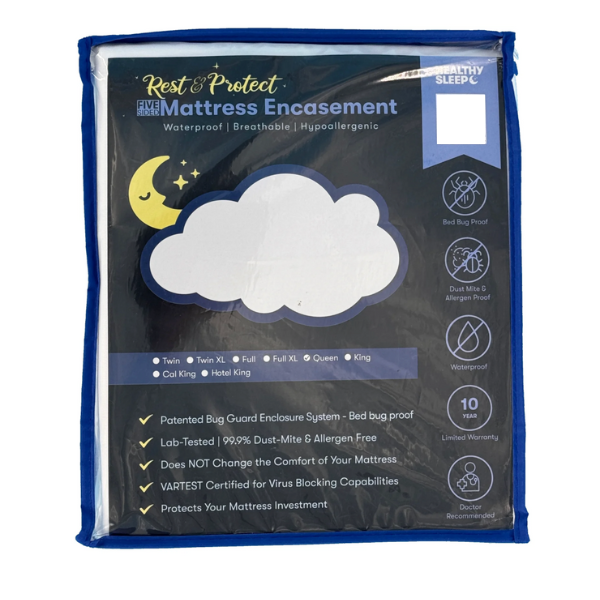 Healthy Sleep Full XL Five-Sided Premium Mattress Encasement