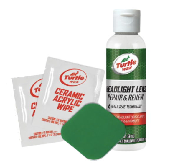 Turtle Wax New Speed Headlight Lens Restorer Kit, Heal and Seal