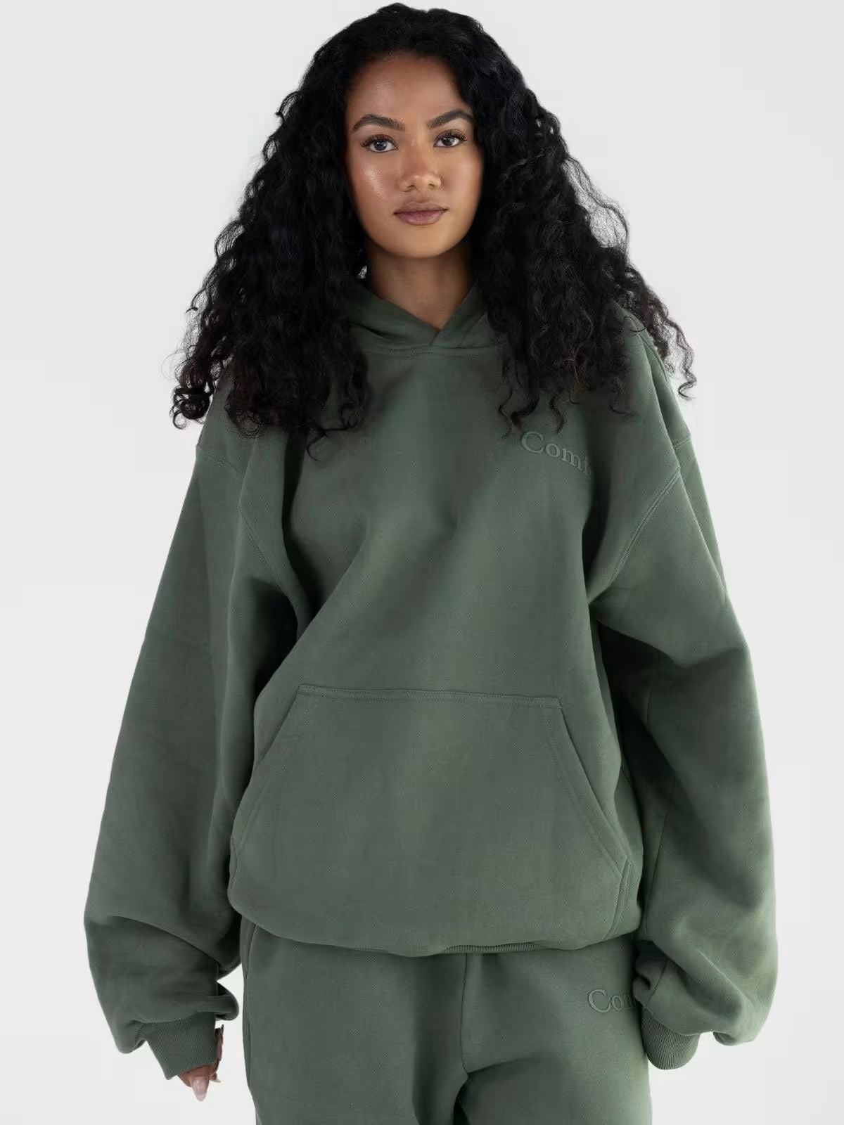 Comfrt Minimalist Hoodie - Forest - XS