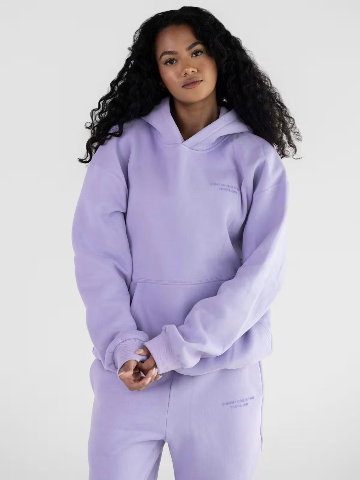 Comfrt Pastel Hoodie - Lavender - Large