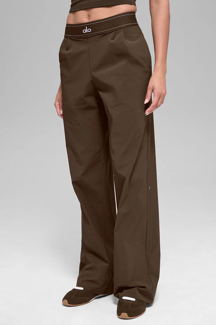 ALO YOGA Suit Up Trouser (Long) Espresso Size: S