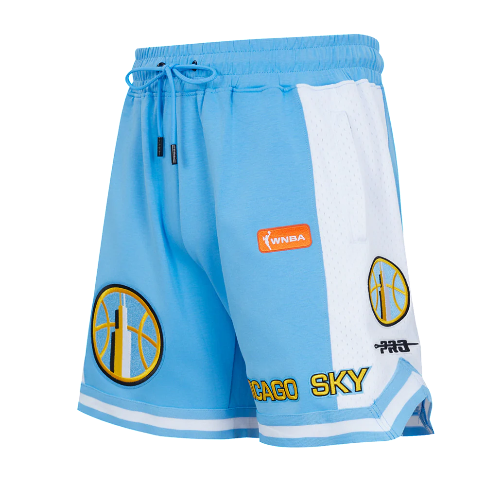 WNBA CHICAGO SKY RETRO CLASSICS MEN'S DOUBLE KNIT 2.0 SHORT- SIZE: LG