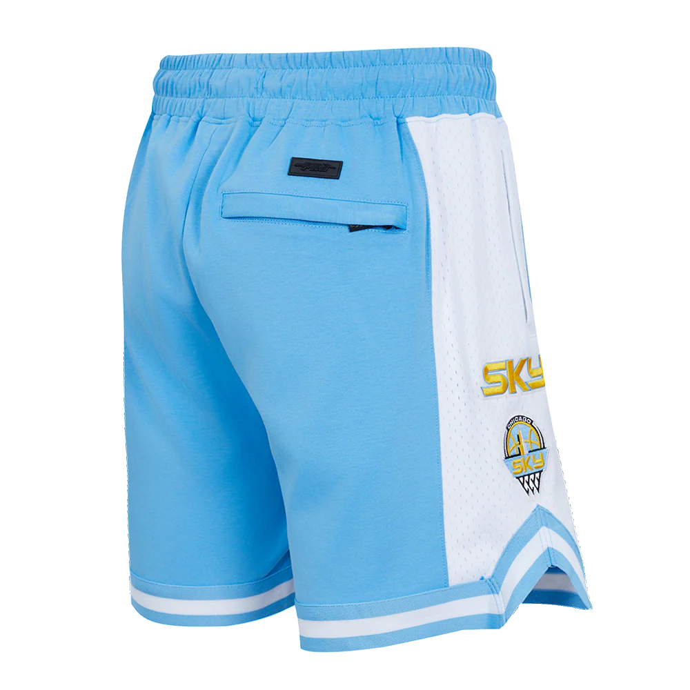 WNBA CHICAGO SKY RETRO CLASSICS MEN'S DOUBLE KNIT 2.0 SHORT- SIZE: LG
