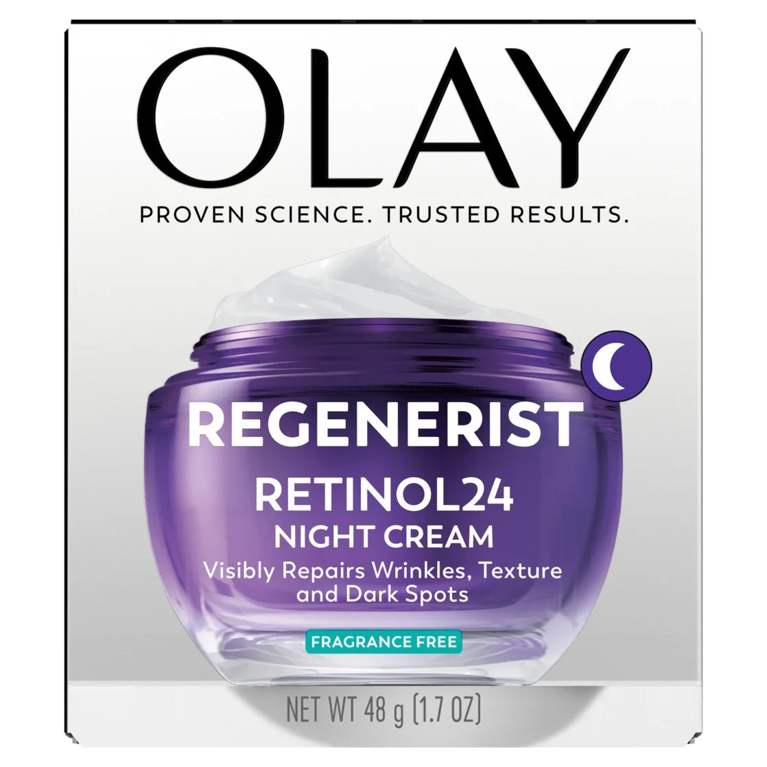 Olay Regenerist Retinol 24 Night Face Cream Moisturizer - Fragrance Free - 1.7oz