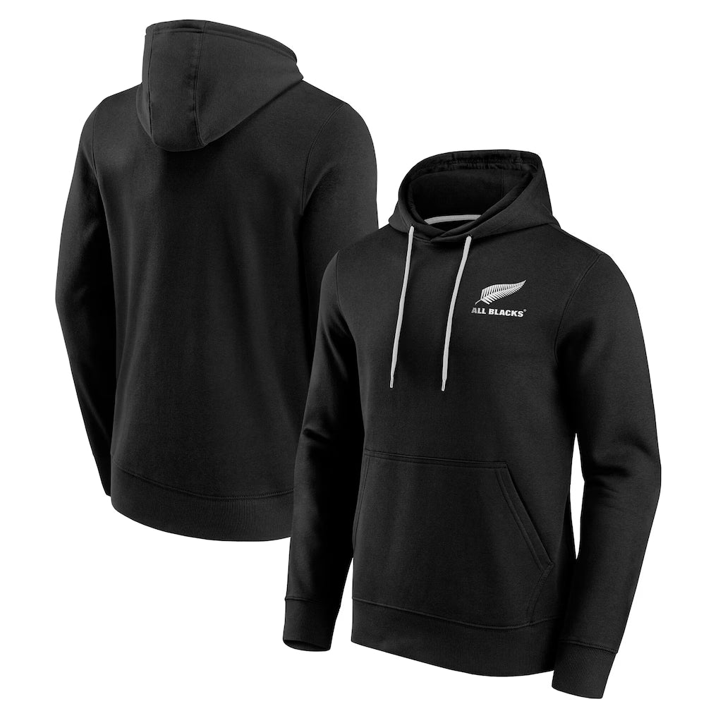 All Blacks Fanatics Essentials Logo Fleece Pullover Hoodie - Black 3XL