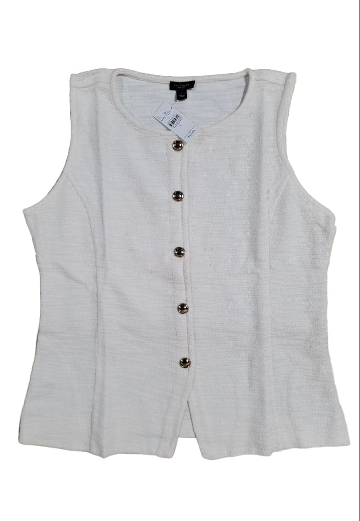 ANN TAYLOR FACTORY in Pale Yellow | Size L