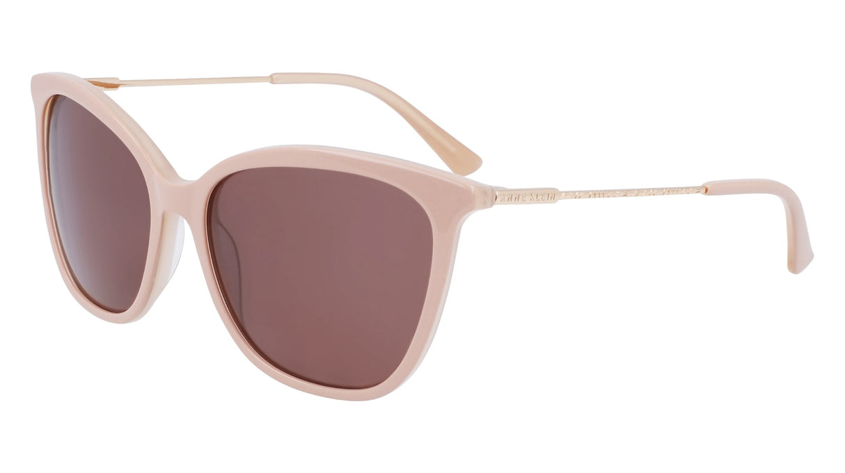 Anne Klein AK7083 200 Sunglasses Women's Taupe/Brown Rectangle Shape 57-16-145
