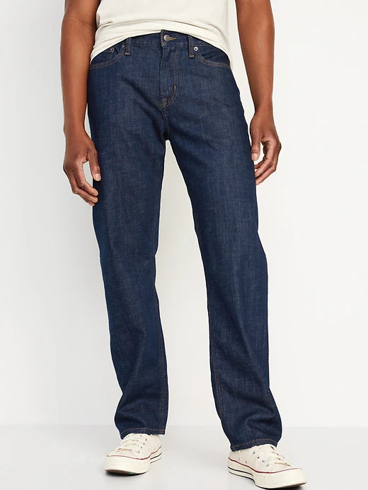 Old Navy Loose Built-In Flex Jeans Dark Wash - Men's 30 x 32