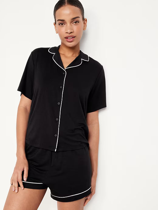 Sunday Sleep Knit Jersey Short Set