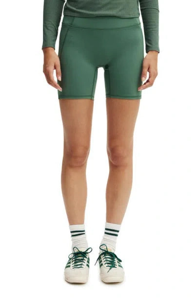 Cotton-On Body Ultra Soft Side Pocket Bike Short - Emerald Forest (M)