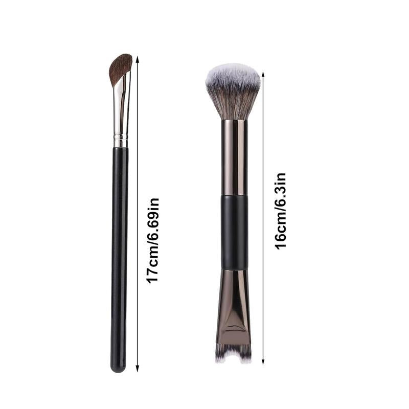 2pc Nose Contour Makeup Brush Set