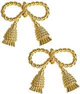 Delaney Tassel Stud Earring - 18k Gold Plated