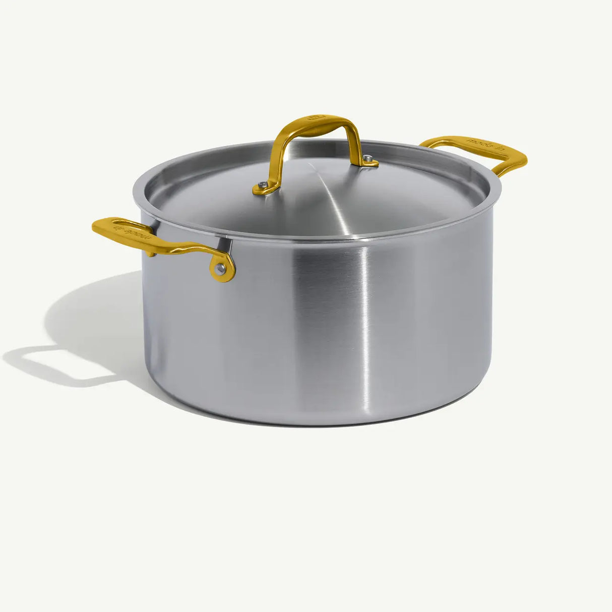 Stainless Clad Stock Pot 8 Quart (Gold)