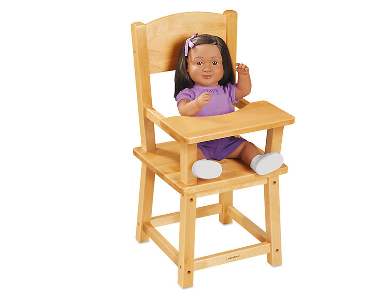 Lakeshore Hardwood Doll Highchair