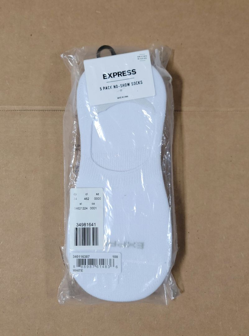 EXPRESS Men's No-Show Socks | Fits Shoe Sizes 8-13