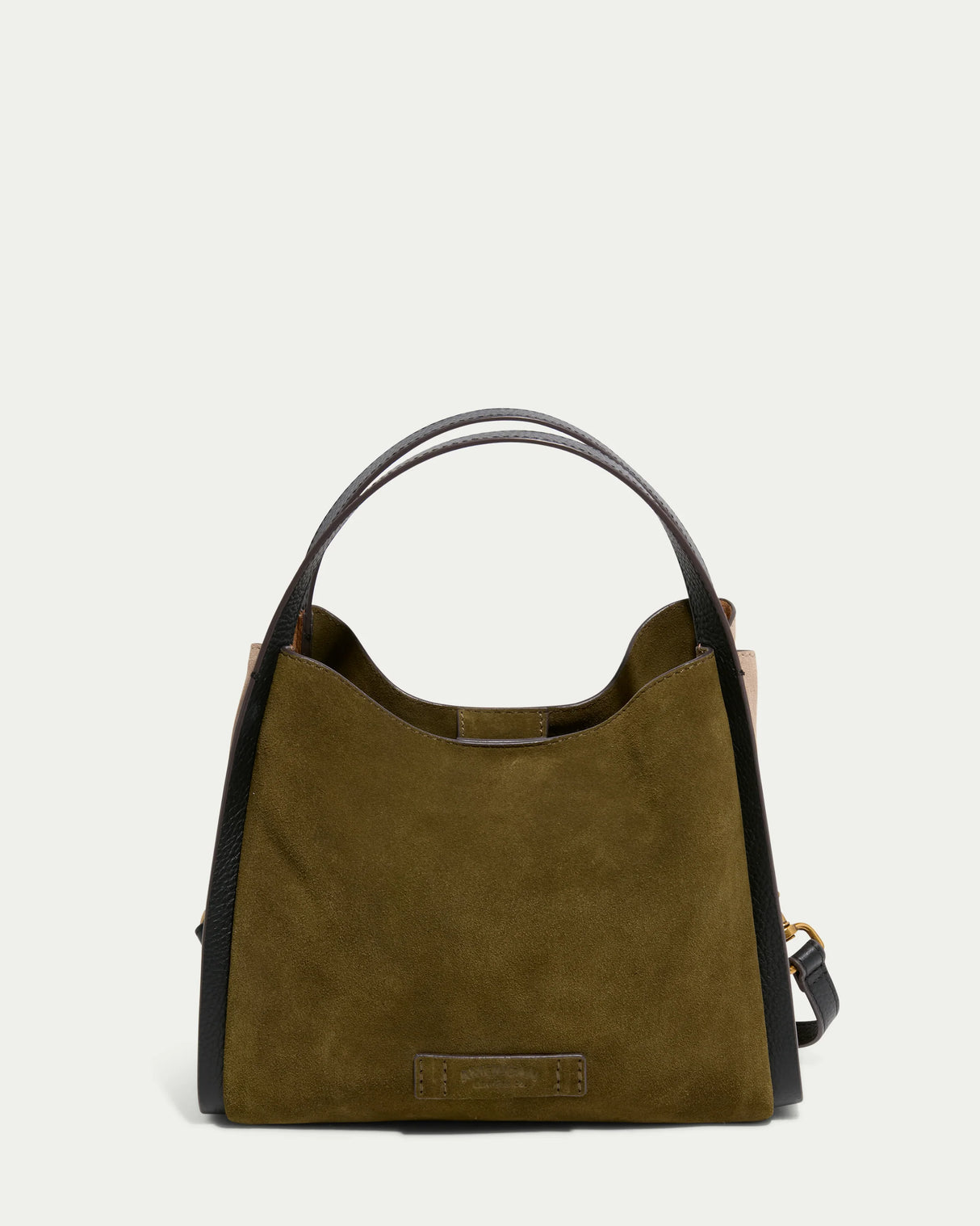 Amer. Leather Co.-Auburn Triple Compartment Convertible Crossbody-chocolate suede