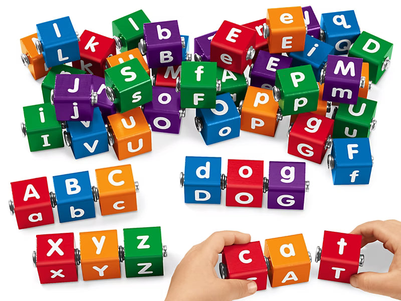 Snap-Together Letter Blocks