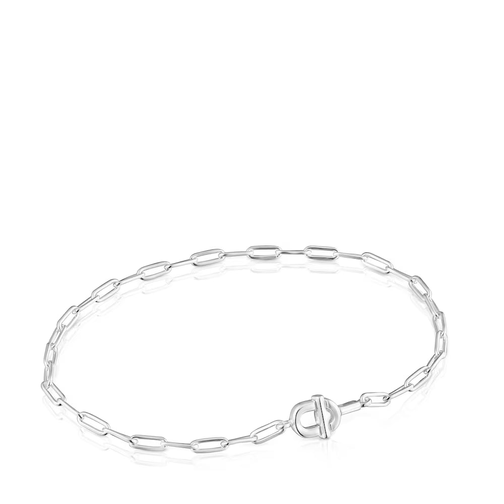 Silver trace chain Bracelet TOUS MANIFESTO
