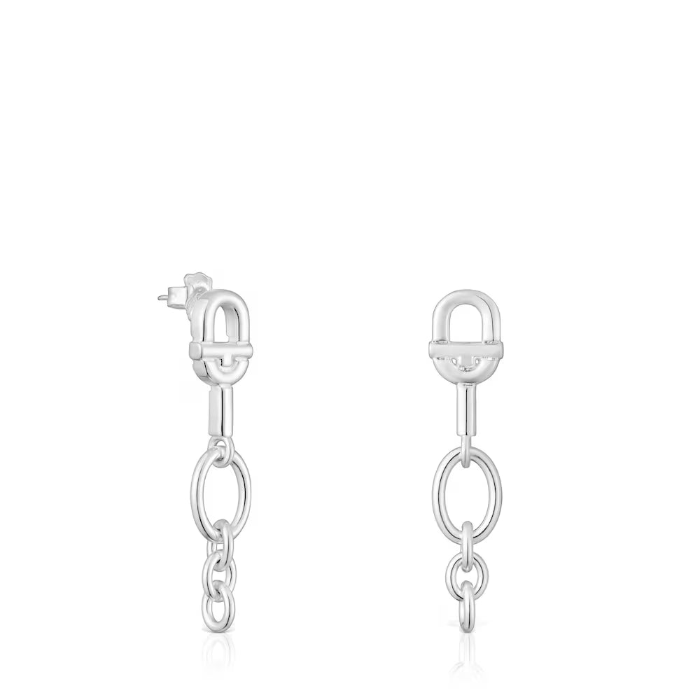 Long silver Earrings TOUS MANIFESTO