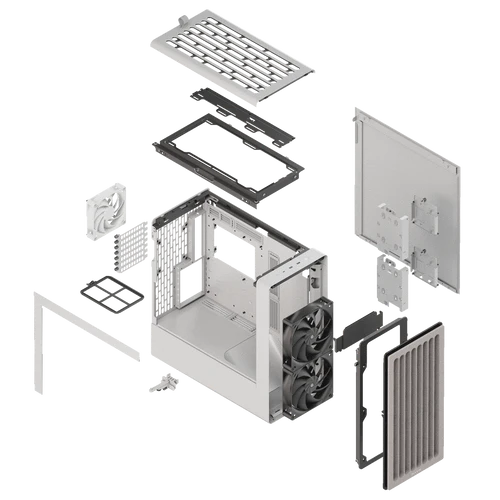 HAVN BF 360 Flow Premium Mid Tower HVN-CA-BF360-03 - White