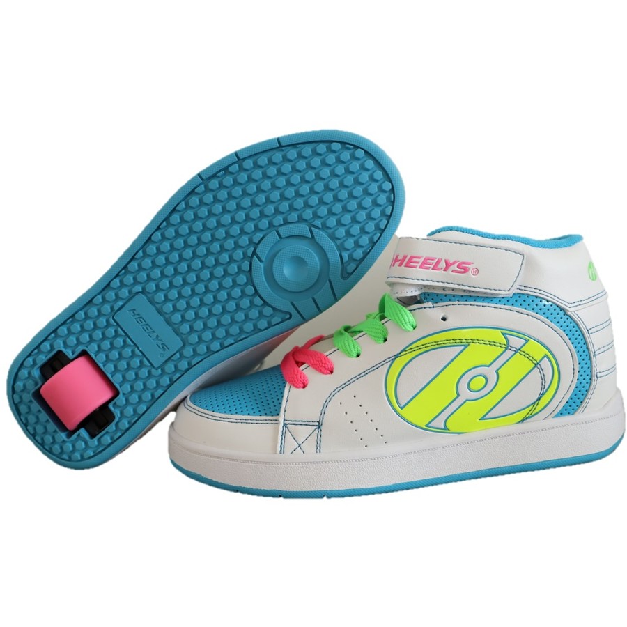 Heelys Zapatillas Paver 1 Wheel Skate Shoes - White/Neon Multi - Size:4
