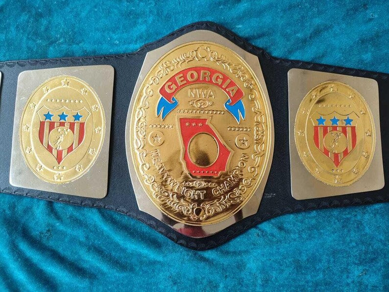 NWA Georgia Heavyweight Wrestling Championship Belt Adult Size