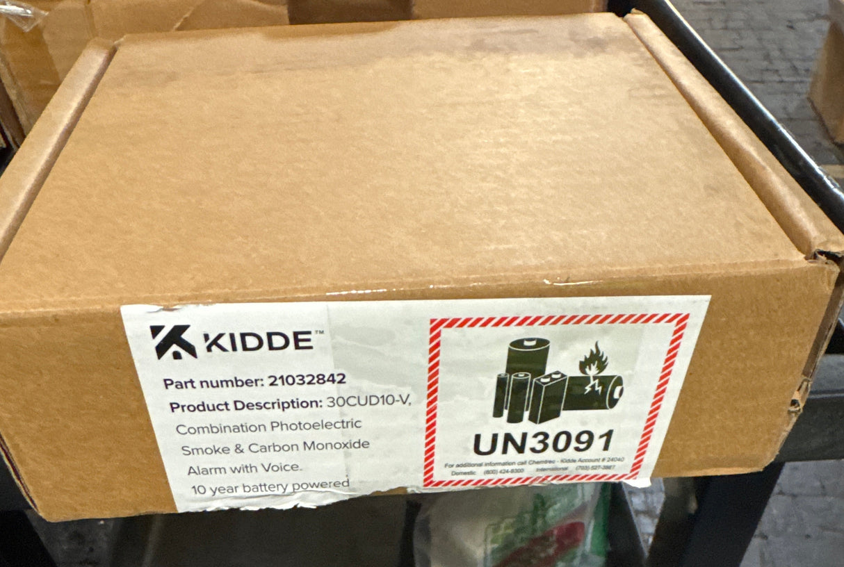 Kidde Smoke and Carbon Monoxide Detector, 10-Year Battery Powered, with Voice Alerts, LED Status Lights, 85 dB Alarm, 5 inches