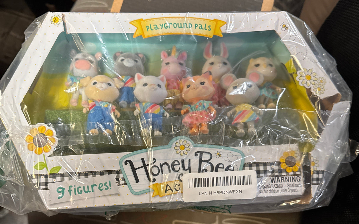 Honey Bee Acres Playground Pals Includes 9 Different Animal Play Figures