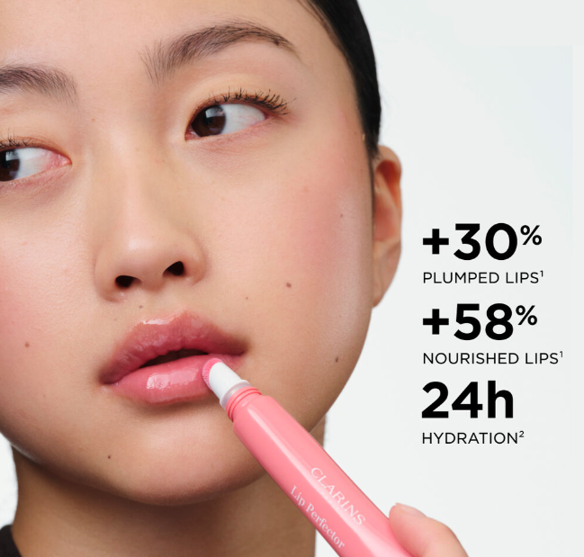 CLARINS | Lip Perfector | Lip Gloss in Candy Shimmer | Net Wt. 0.35 fl oz