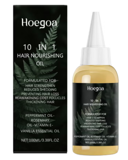 HOEGOA 10 in 1 Hair Nourishing Oil | 3.38 fl oz.