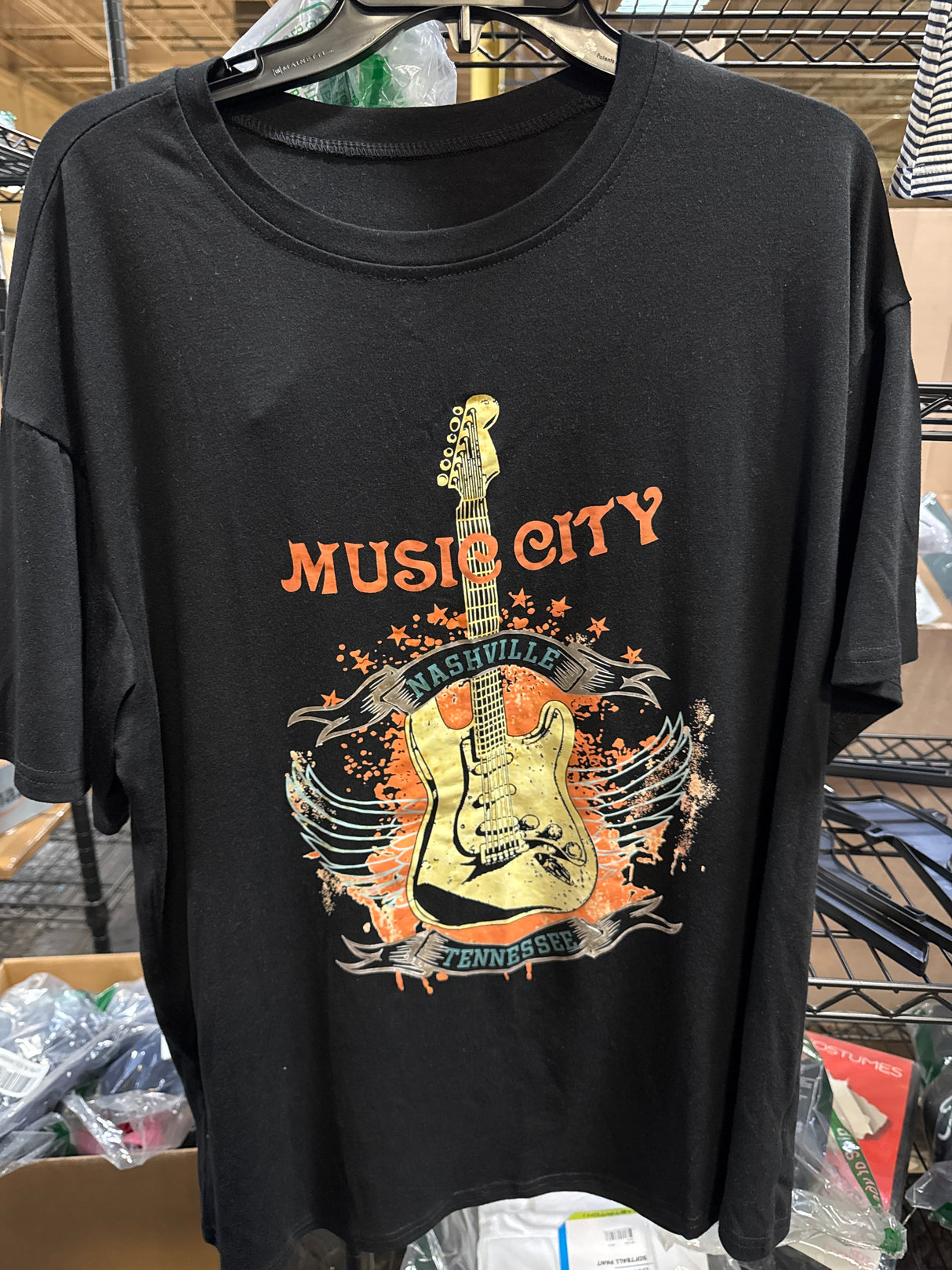 Nashville Music City T-shirt-Large