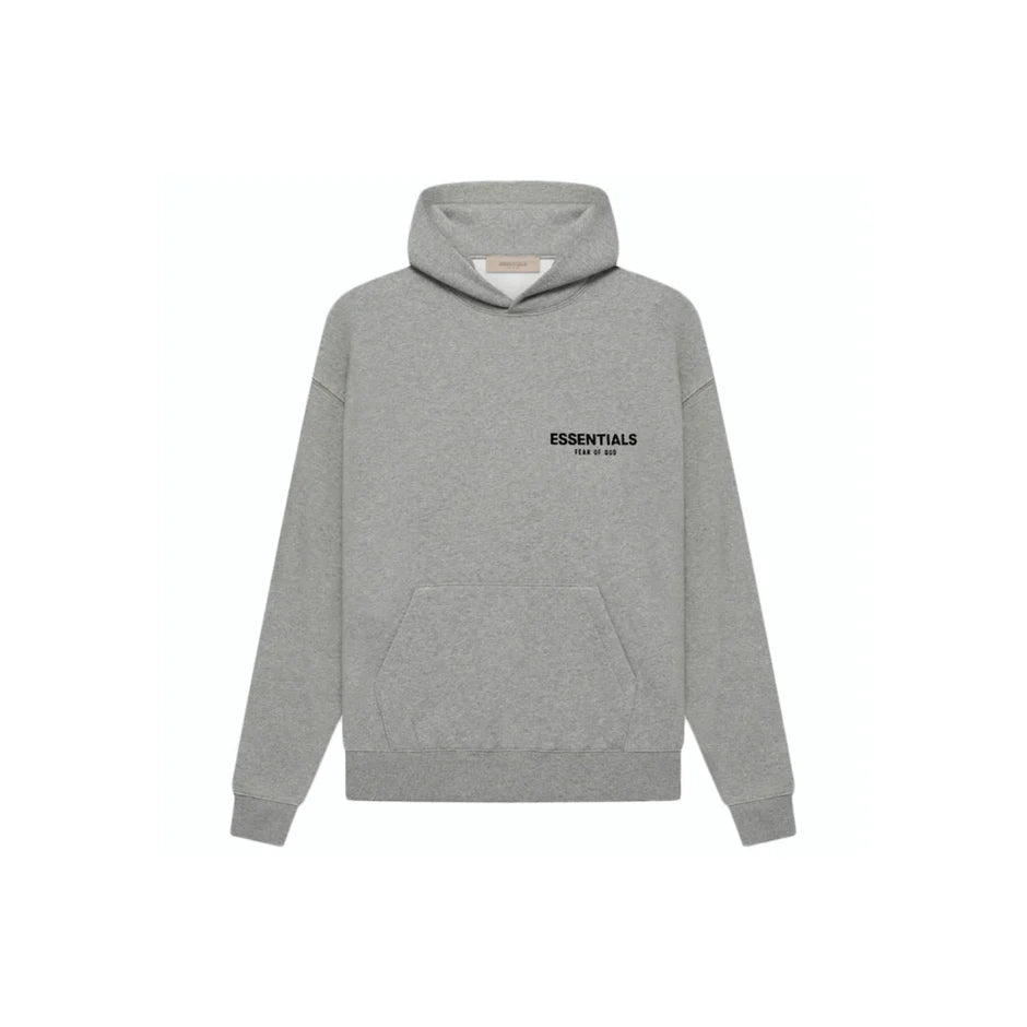 FEAR OF GOD ESSENTIALS Pull-Over Hoodie - Dark Oatmeal Size: XS