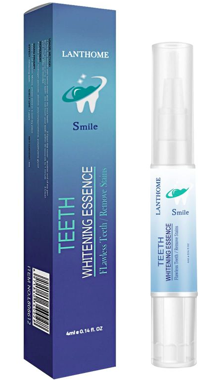 LANTHOME Teeth Whitening Essence | Flawless Teeth/Remove Stains | 0.14 fl oz