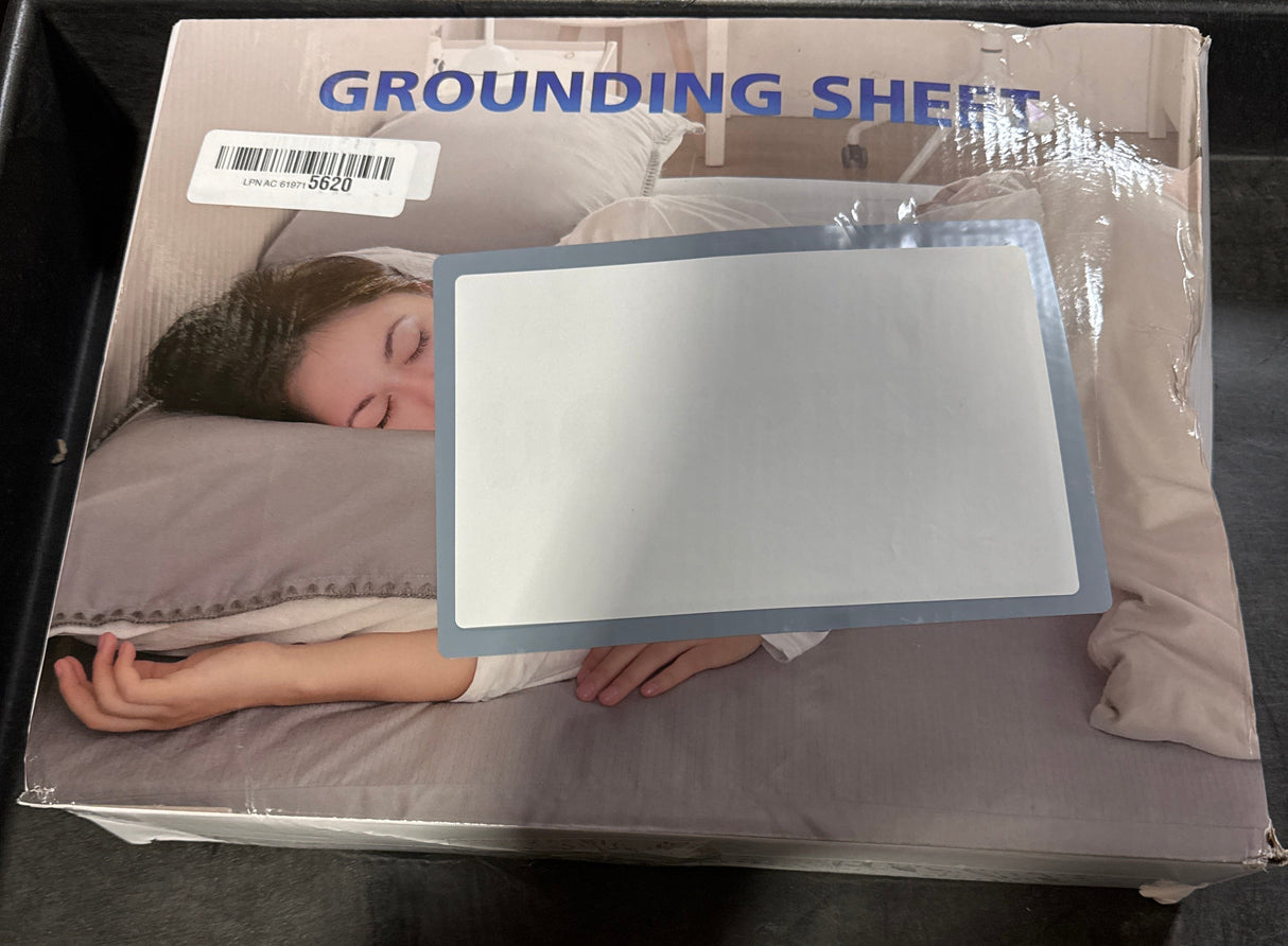 Grounding Sheets King Size,Earth Grounded Fitted Bed Sheet 10% Pure Silver Fiber + 90% Organic Cotton, Bed Grounding Kit with grounding Cord for Improved Sleep & Wellness(Gray,King - 80"x78"x15")