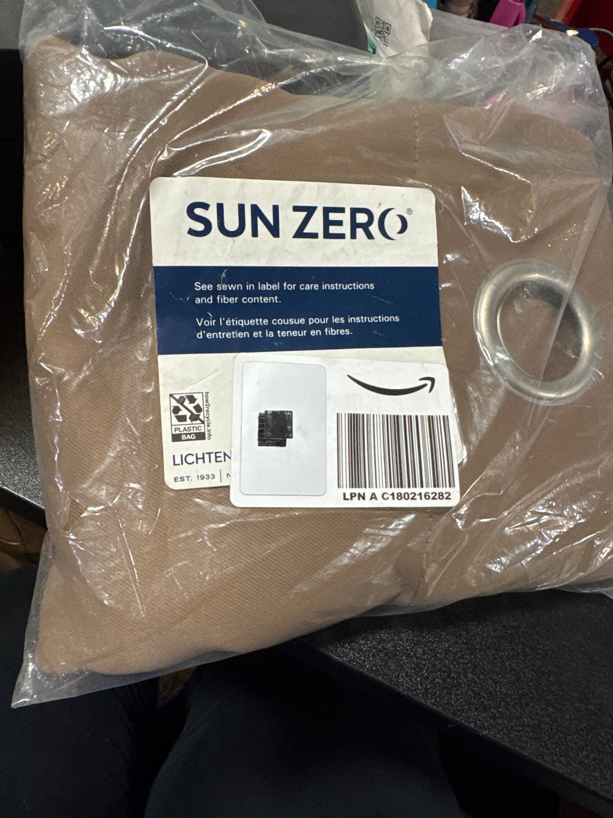 Sun Zero Barrow Energy Efficient Grommet Curtain Single Panel