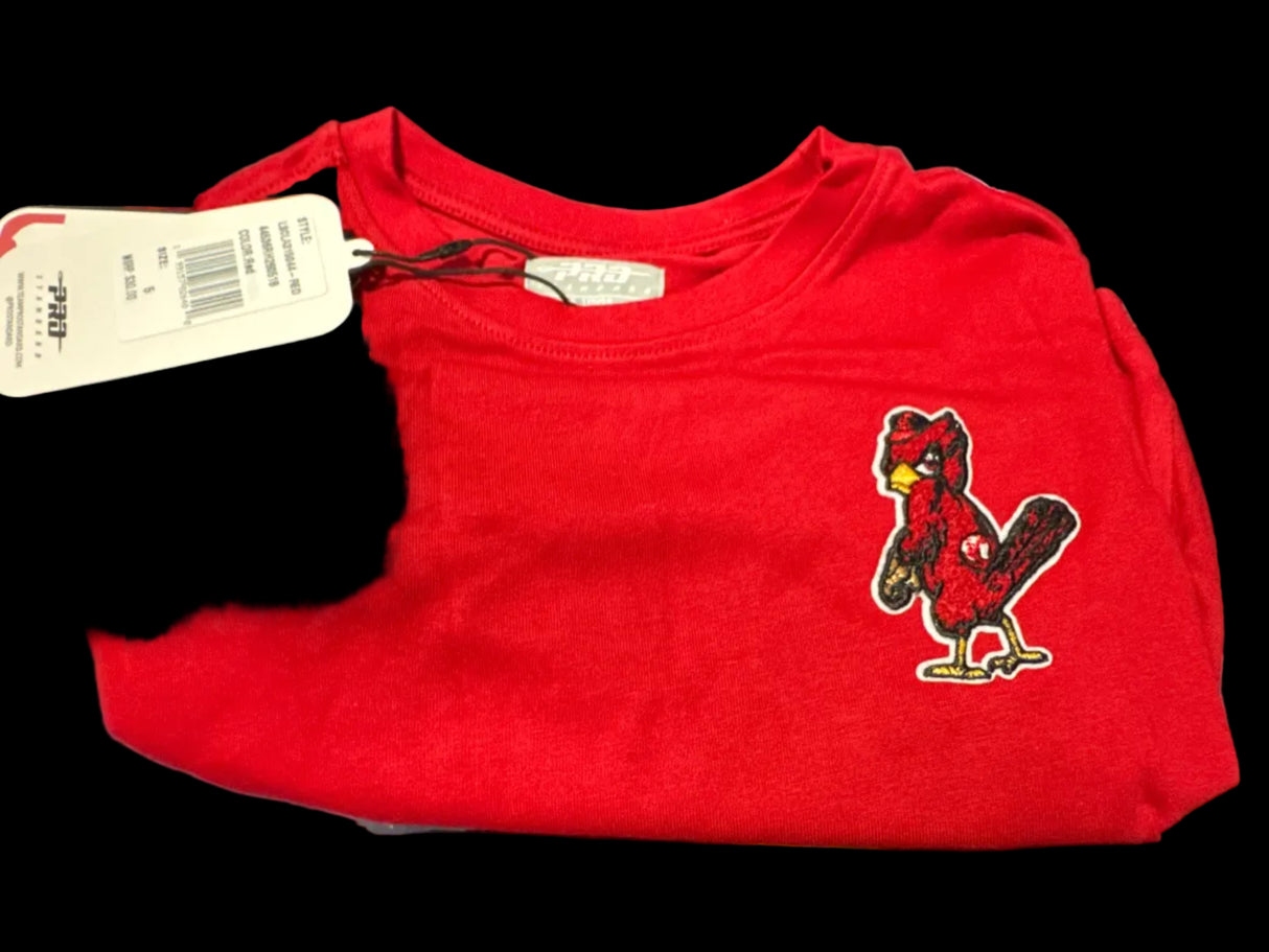 PRO STANDARD TEE ST. LOUIS CARDINALS GIRLS CROPPED SIZE-5