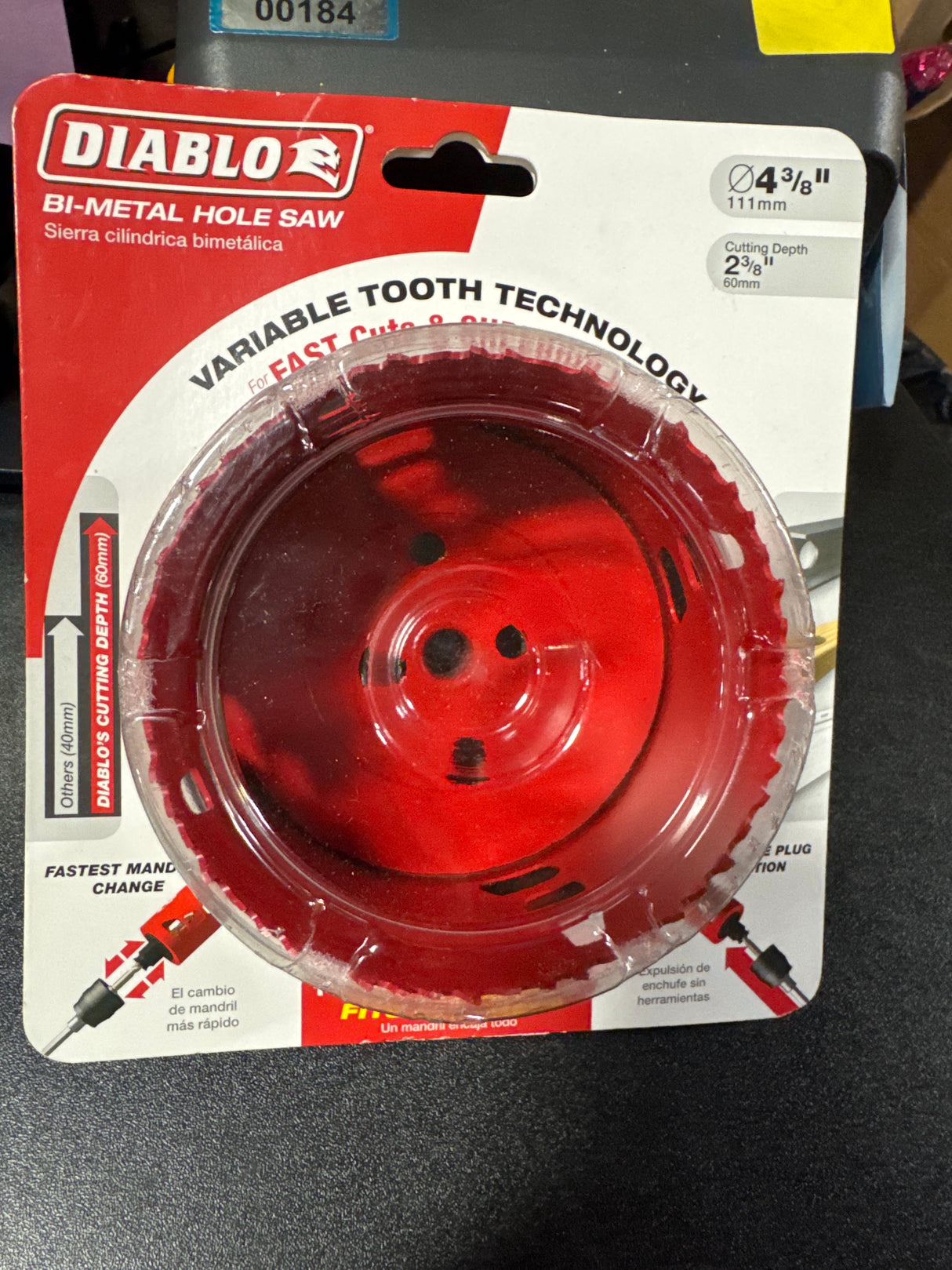 DIABLO 4-3/8 in. Recessed Lighting Bi-Metal Hole Saw