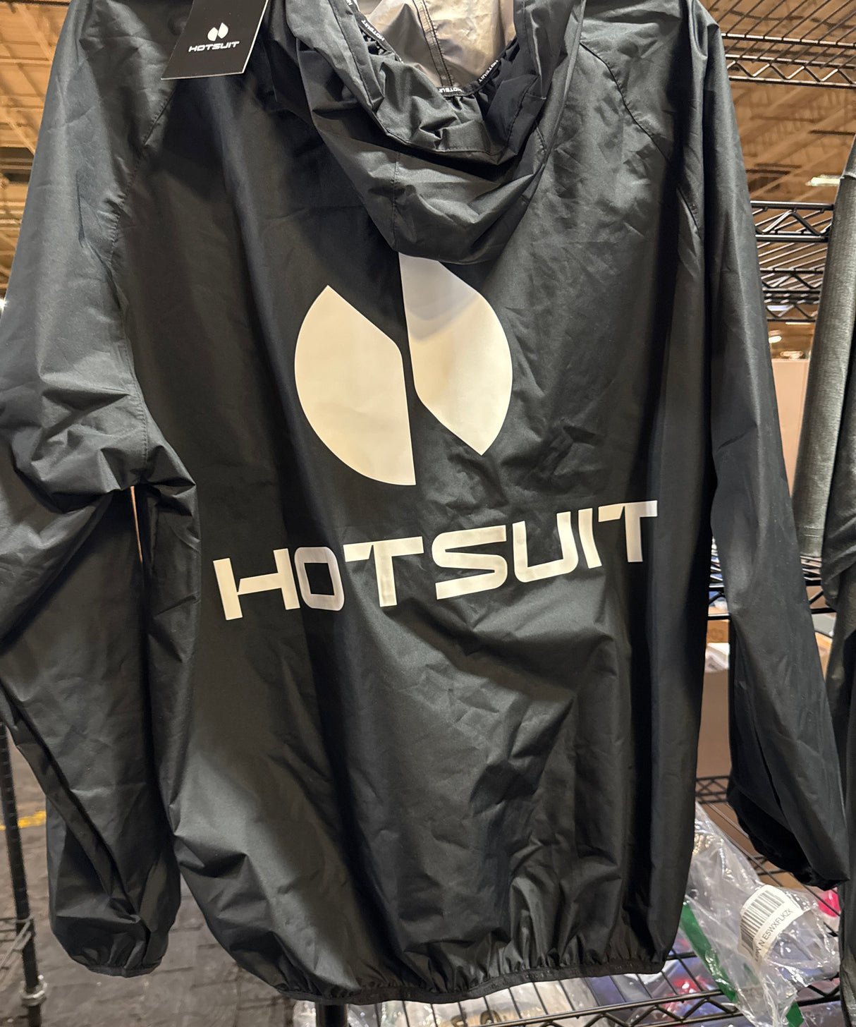 HOTSUIT Sauna Suit for Women Anti Rip Sweat Suit for Weight Loss Odorless Sauna Jacket Pant for Workout Gym, Black, 3XL