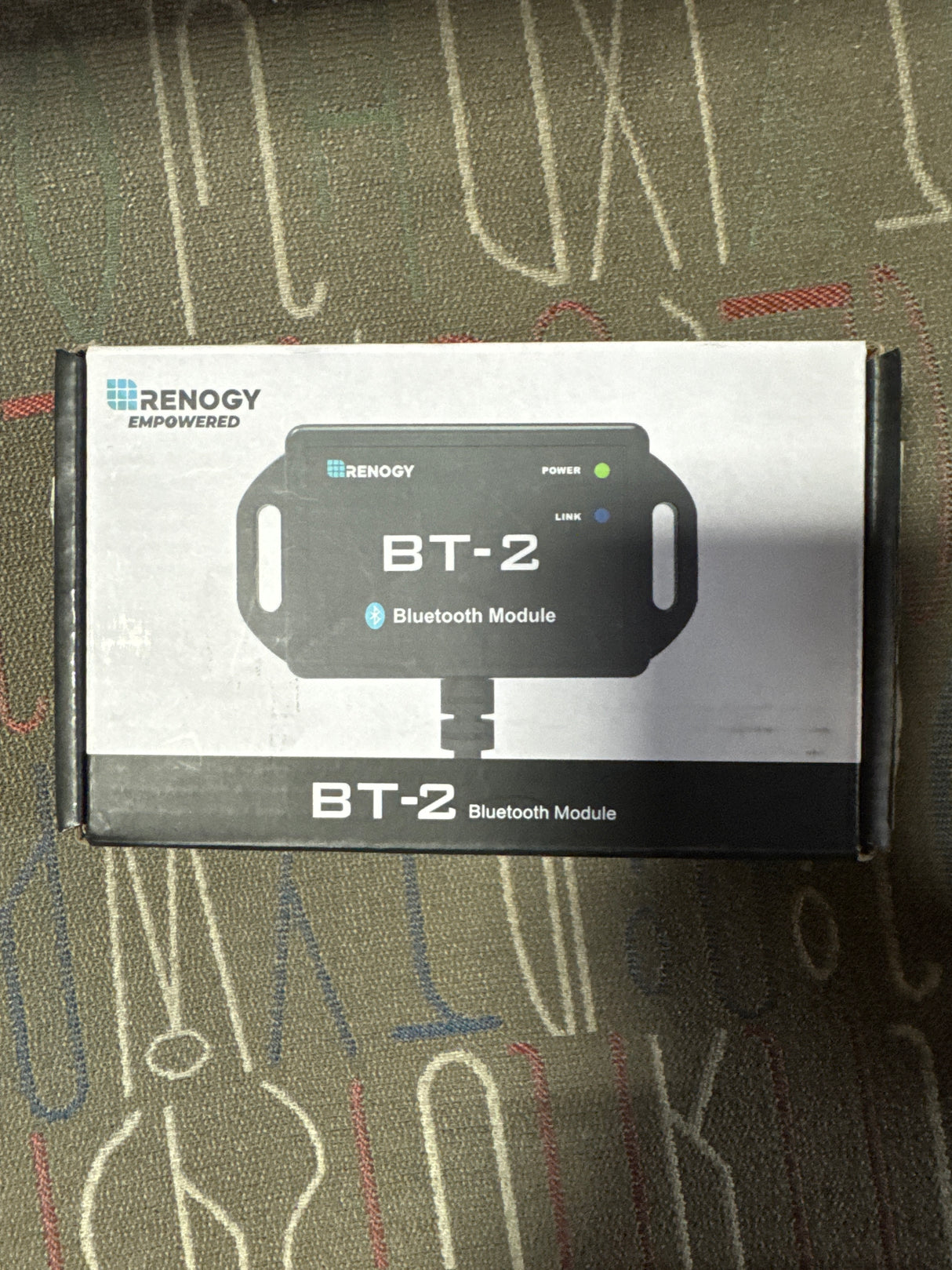 Renogy BT-2 Bluetooth Module RJ45 Communication Port Wirelessly Monitor Real-time Insight Precise Control, Compatible Solar Charge Controllers, Battery Charger, Inverter, BT-2 RS485
