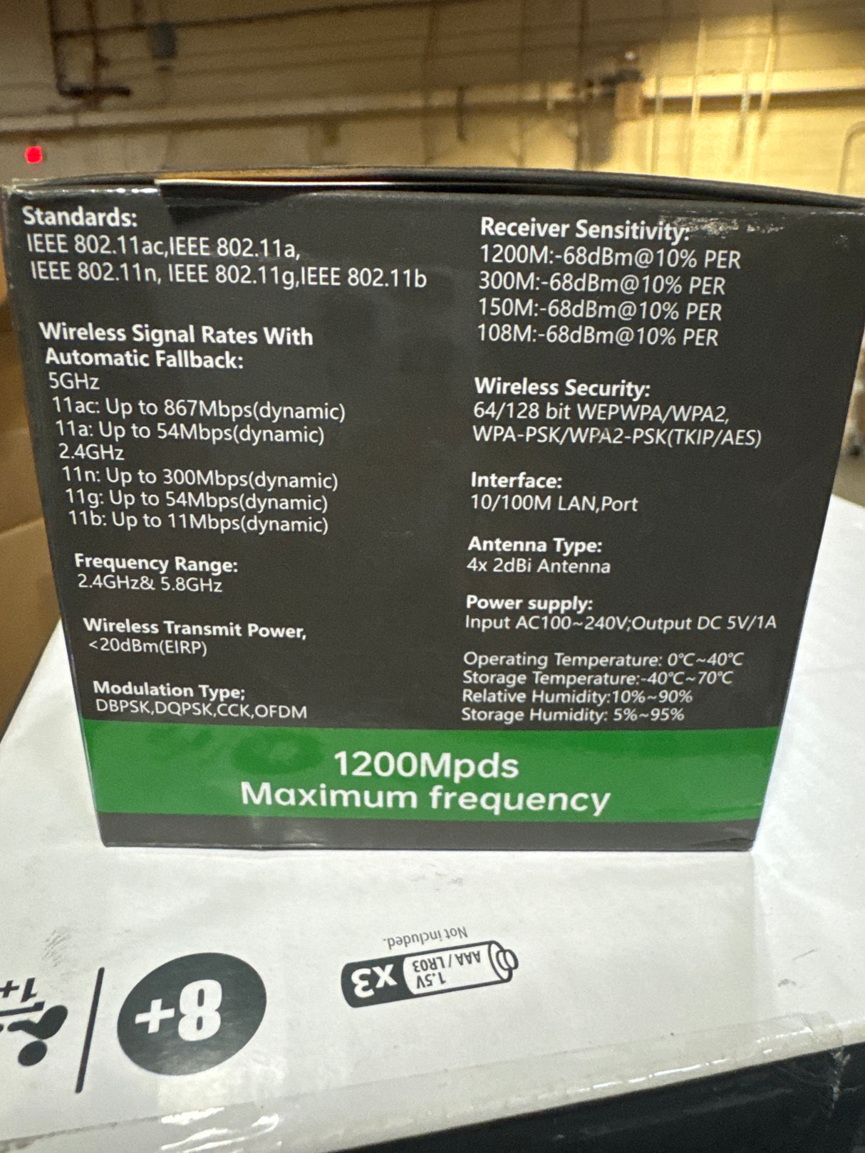 WiFi Extender, 2026 Fastest WiFi Booster 1200Mbps Dual Band (5GHz/2.4GHz) WiFi Extenders Signal Booster for Home