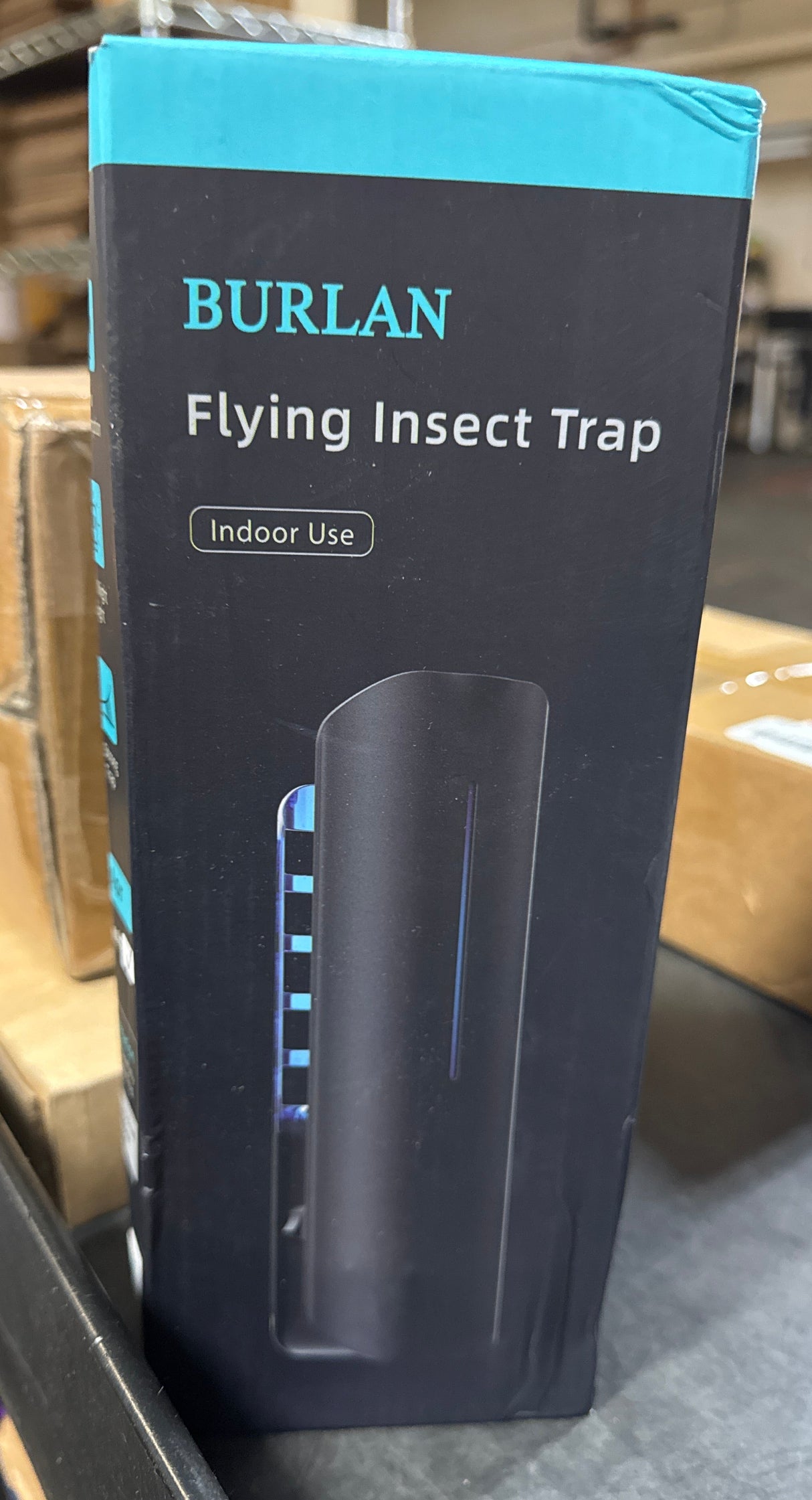 Zevo Flying Insect Trap & Cartridge - Plug in Fly Trap & Indoor Bug Catcher for Gnats, House & Fruit Flies - Mess-Free - Use in Any Room - Uses Blue & UV Light (1 Plug in Device & 1 Cartridge)