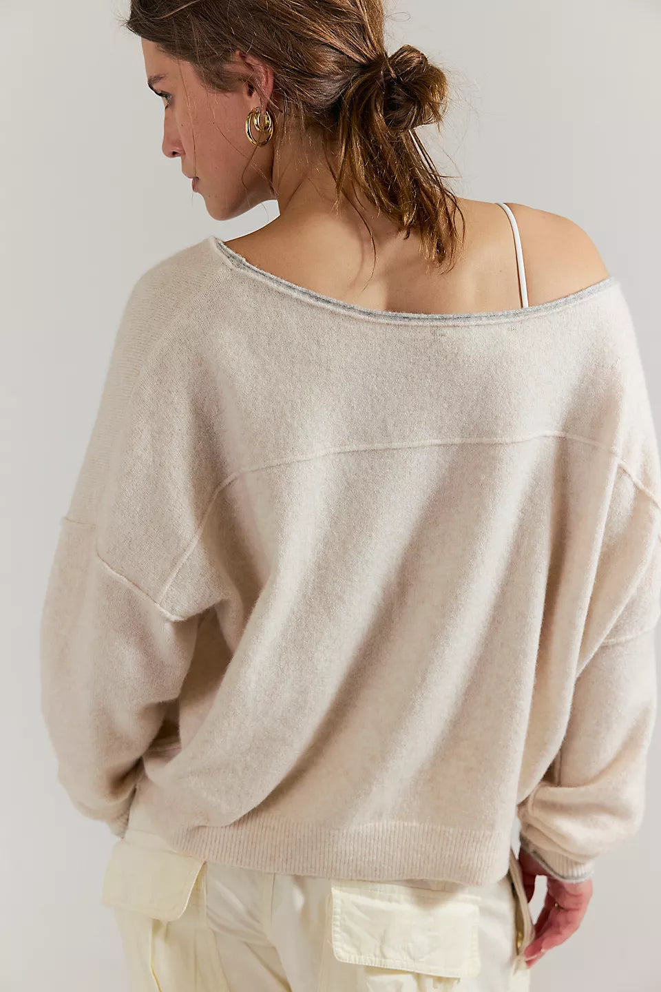Free People See Me SoftSpun Pullover Size: L