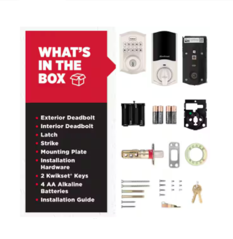 KWIKSET HomeConnect 620 | Satin Nickel Finish | Traditional Z-Wave Styling | Long Range Enabled Keypad Smart Lock Deadbolt with Convenient Keyless Entry