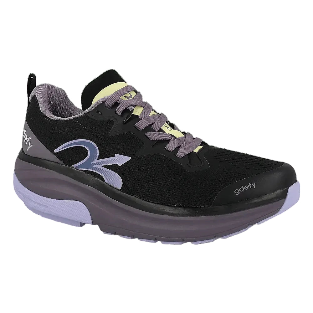 G-DEFY FOOTWEAR | Women's Lauff | Black/Purple | US 8M